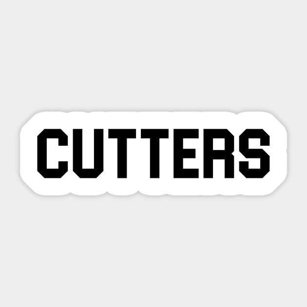 CUTTERS Sticker by Atomic Luau Pop Emporium